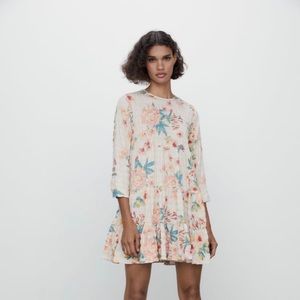 ZARA floral print dress